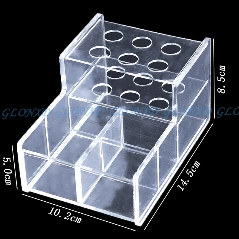 1Pcs Dental Acrylic Organizer Adhesive Storage Box Syringe Resin Dispen Holder Dental Tools For Dental Lab