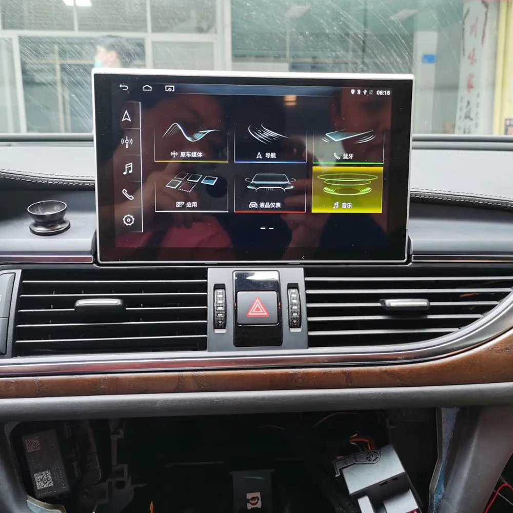 For Audi A6 2012 - 2016 Android Auto Car Radio Central Multimidia Video Player Navi Carplay Wireless No 2 Din 8.8