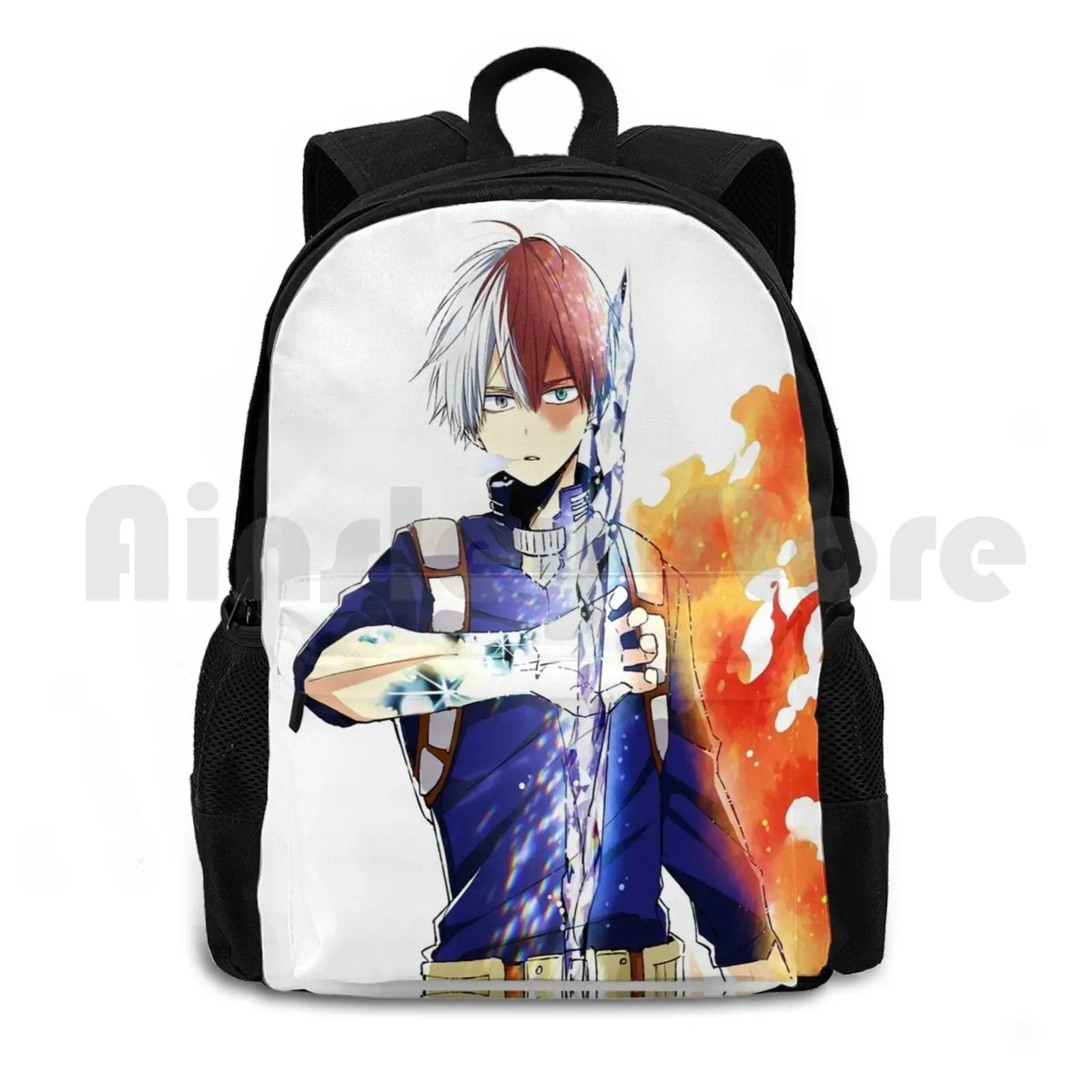 

- Shoto Todoroki 3, уличный походный рюкзак, водонепроницаемый рюкзак для кемпинга, путешествий, аниме Shoto Todoroki