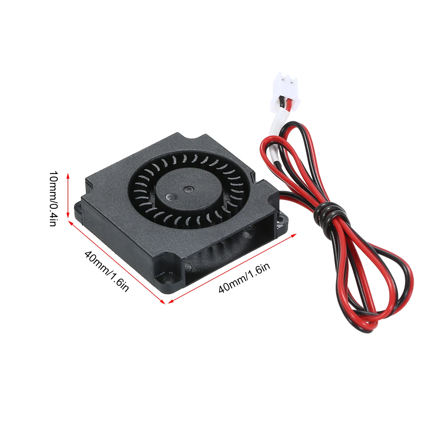 2pcs DC 24V 4010 Blower Fan Brushless Cooling Fans 40*40*10mm 2 Wire + 2 Pin Terminal for Anet ET4 ET4X ET4PRO 3D Printer parts