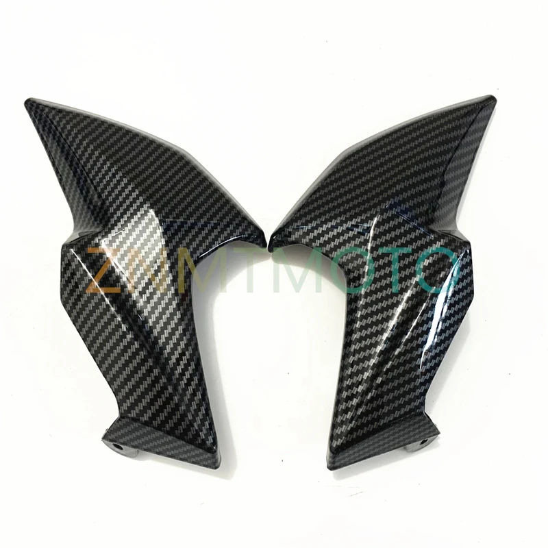 Fit for  Kawasaki Z900 2020 2021 Headlamp Fairing Motorcycle Side Plate ABS Black Carbon Brazing Dimension