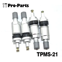 4PCS/lot TPMS-21 Tire Valves Aluminum alloy Car Valve Stem Tire Sensor Kit Tire Pressure Sensor Valves