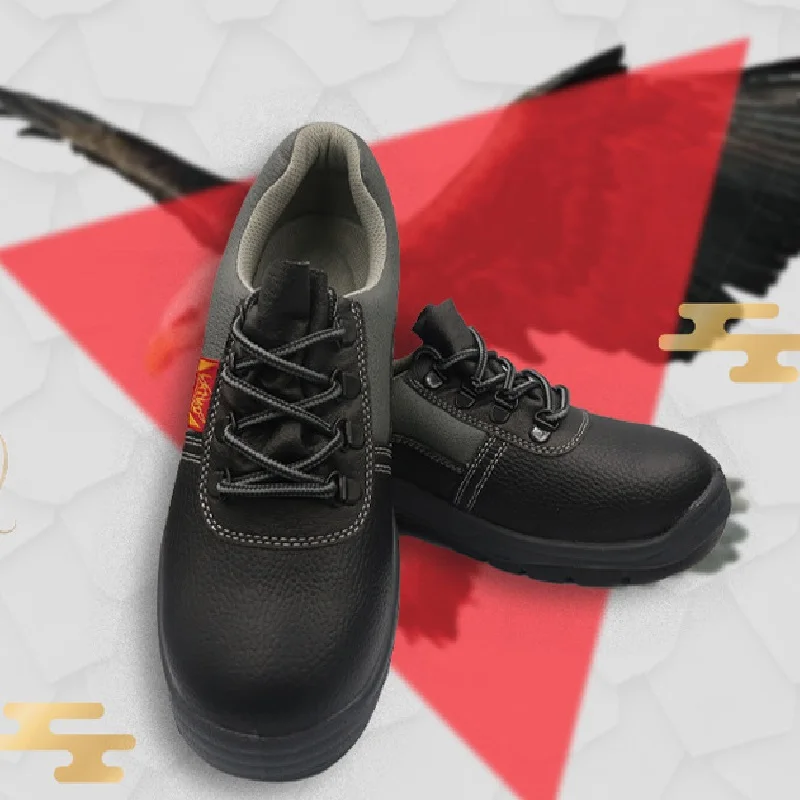 

Кроссовки мужские/женские из ПУ кожи, дышащие безопасные рабочие ботинки со стальным носком, защита от ударов, Рабочая обувь