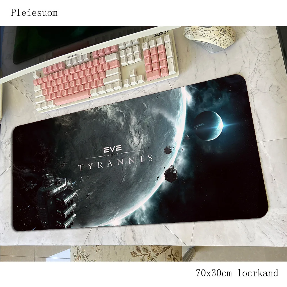 eve online mouse pad Natural Rubber Computer mat 70x30cm gaming mousepad large Kawaii padmouse keyboard games pc gamer desk