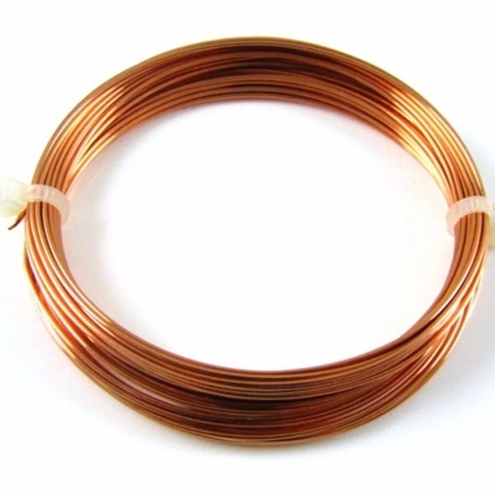 Copper Wire Cu 4N High Purity 99.99% for Research and Development Element Metal Diameter 0.05 0.1 0.2mm Length 1/2 Meter