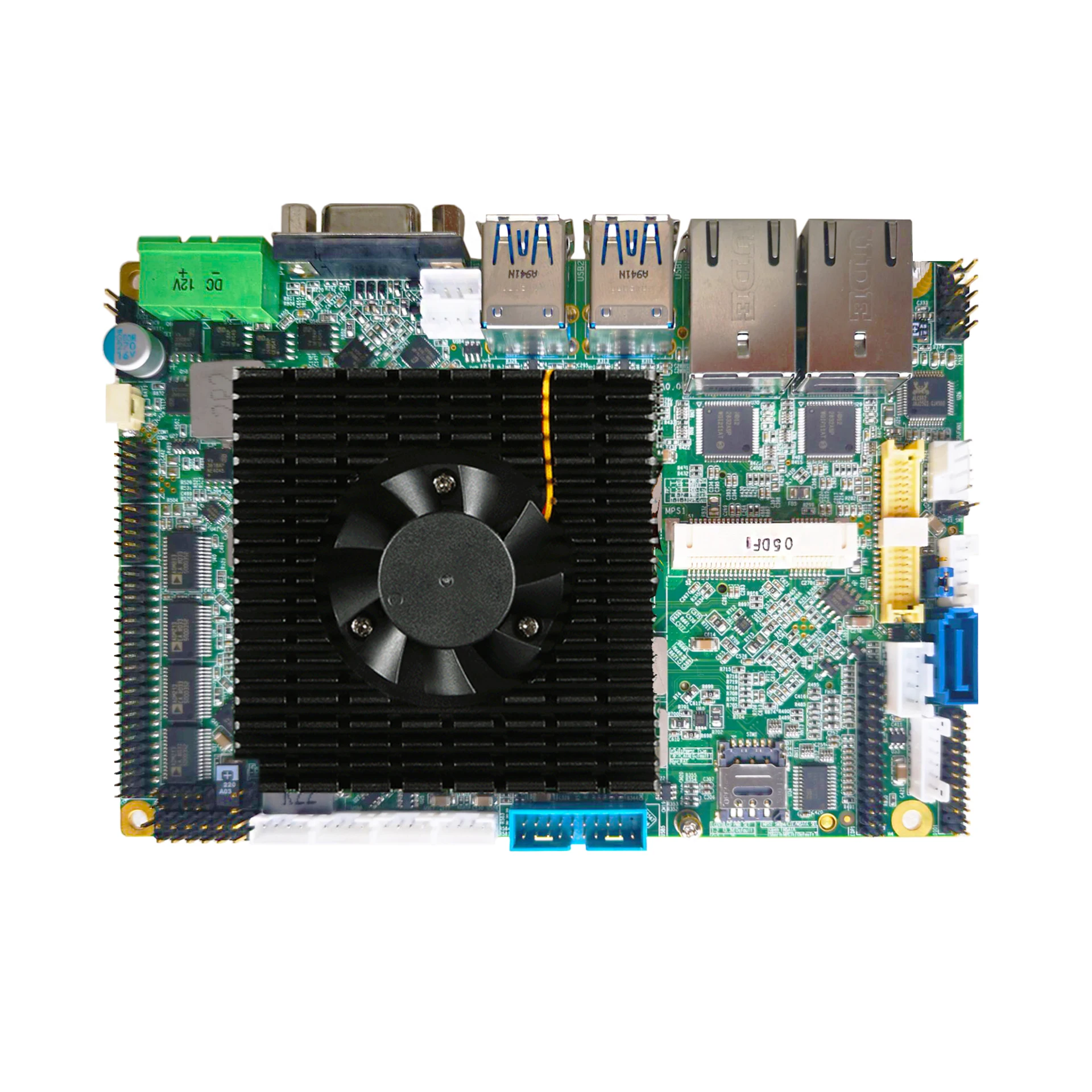 SBC Embedded Motherboard, Suporte Intel i5-6200U CPU LVDS EDP, 12 x USB, 3.5'