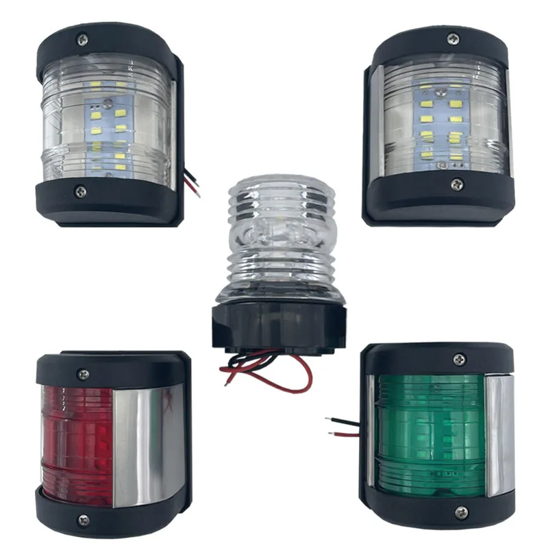 ISURE MARINE Boat Yacht LED Starboard/Port/Masthead/Stern/360 Navigation Light One Set