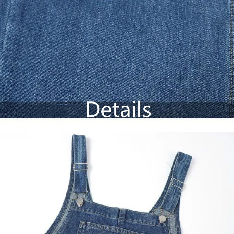 Macacão jeans monocromático feminino, macacão básico, BF Chic, High Street, senhora do escritório, longo elegante, moda azul, venda quente, novo de