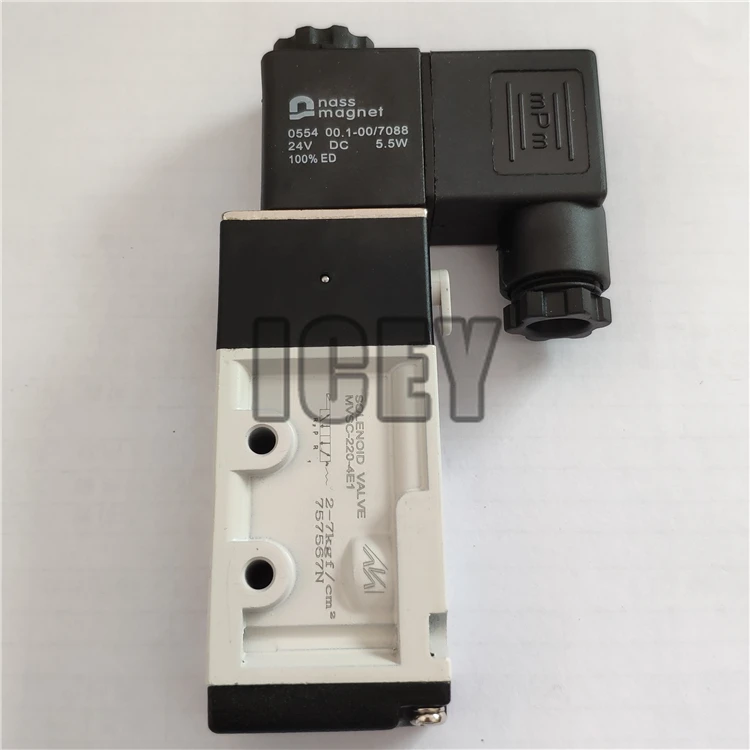 

5 Way / 2 Port MVSC-220-4E1-DC24V Nass Magnet Pneumatic Solenoid Valve