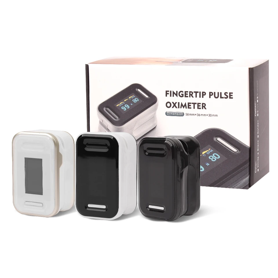 Finger Fingertip Pulse Oximeter OLED PI SPO2 Blood Oxygen Saturation Pulse Rate Monitor