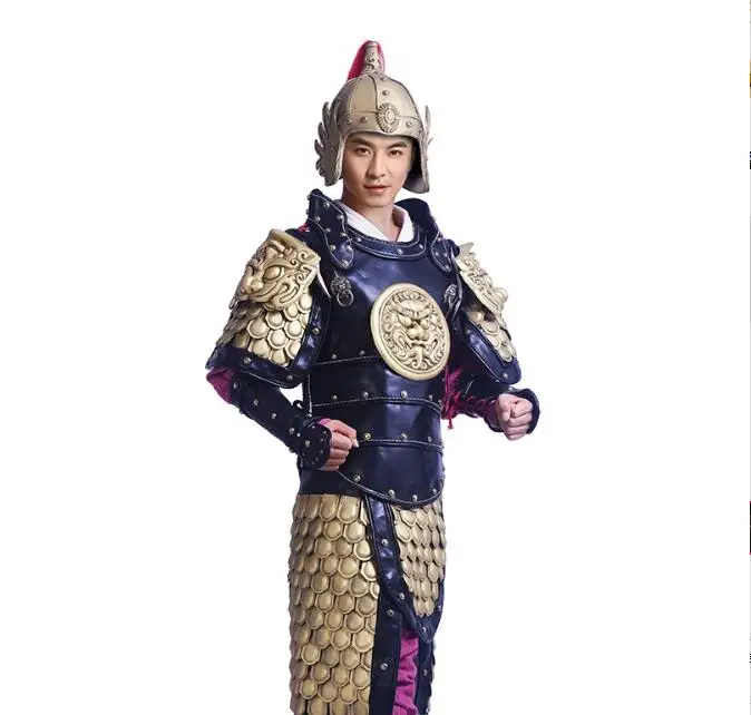 Ancient China Military  wear general armour clothing men film TV Armor drama Outfit performance clothing customization Costume