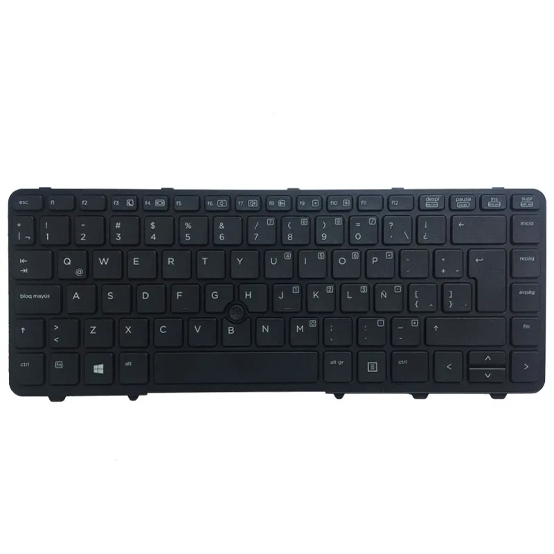 Pop Laptop Latin Keyboard for HP PROBOOK 640 G1 645 G1 black LA Layout With Mouse Point