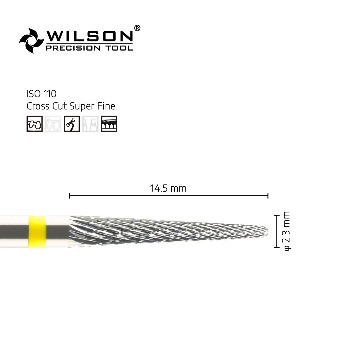 WILSON PRECISION TOOL 5000107 Tungsten Carbide Burs For Trimming Metal