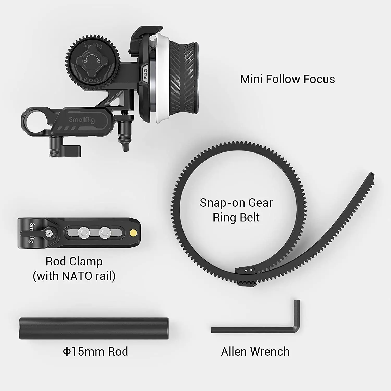 SmallRig Portable Mini Follow Focus for Sony DSLR Camera Gimbal for BMPCC Quick Focus Wireless Lens Control Video Shooting 3010B