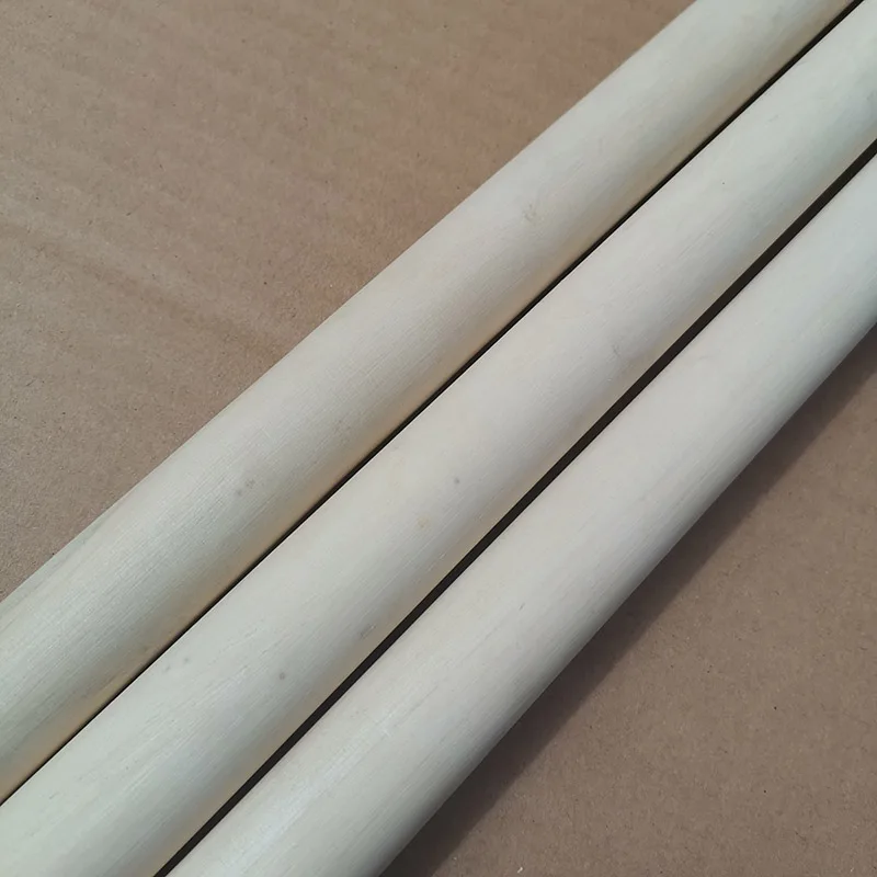 25mm Diameter Three Section Cudgel Staff Stick Length 60cm White Wax Plant Partially Prepared Products