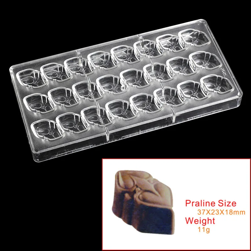 DIY heart shape polycarbonate chocolate mold ,Confectionery Tools for cake decoration, bakeware baking pastry candy mold