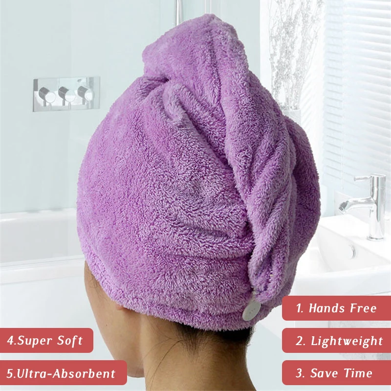 Women Towels Bathroom Microfiber Towel Rapid drying Hair Towel Bath Towels For Adults