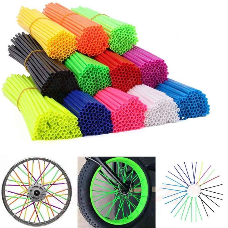 36 Pcs Fiets Spoke Holster Tire Decoratieve Velg Beschermhoes Beschermende Cover, Geschikt Voor Fietsen En Motorfietsen