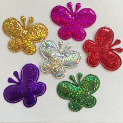 (40 Pieces/lot) Padded Mix Butterfly Applique Wedding /Christmas Decoration /Craft DIY A60A