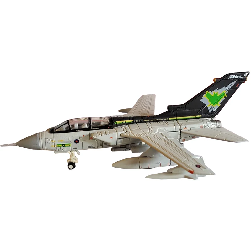 Diecast 1:200 Tornado Fighter GR.Mk 4 Alloy Model Aircraft Mini Military Aircraft Desktop Decoration Collectible Gift