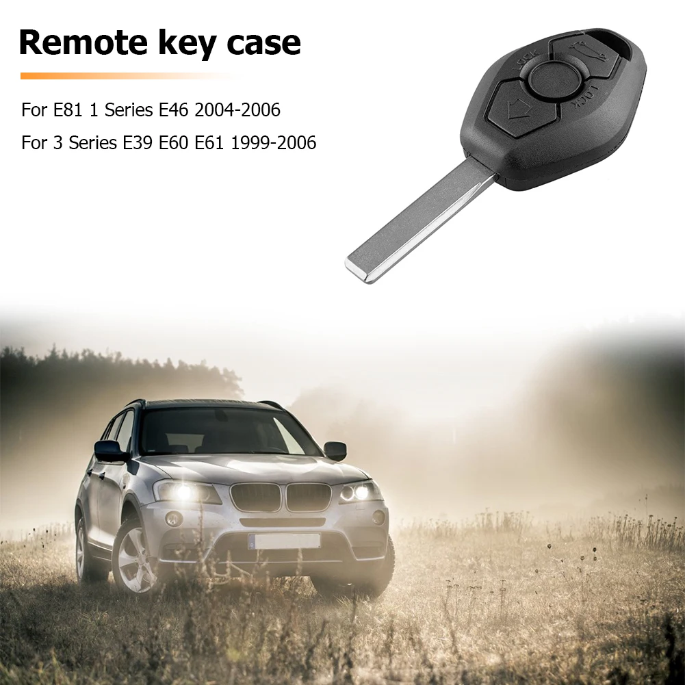 3 Knoppen Afstandsbediening Auto Sleutelhanger Case Vervanging Shell Voor Bmw E81 E46 E39 E60 E61 E63 E38 E83 Auto Sleutel Fob Case Accessoires