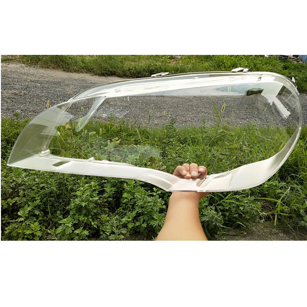 Car Front Headlight Cover Lens Glass Headlamps Transparent Lampshade Lamp Shell Masks For BMW X5 E70 2007-2013