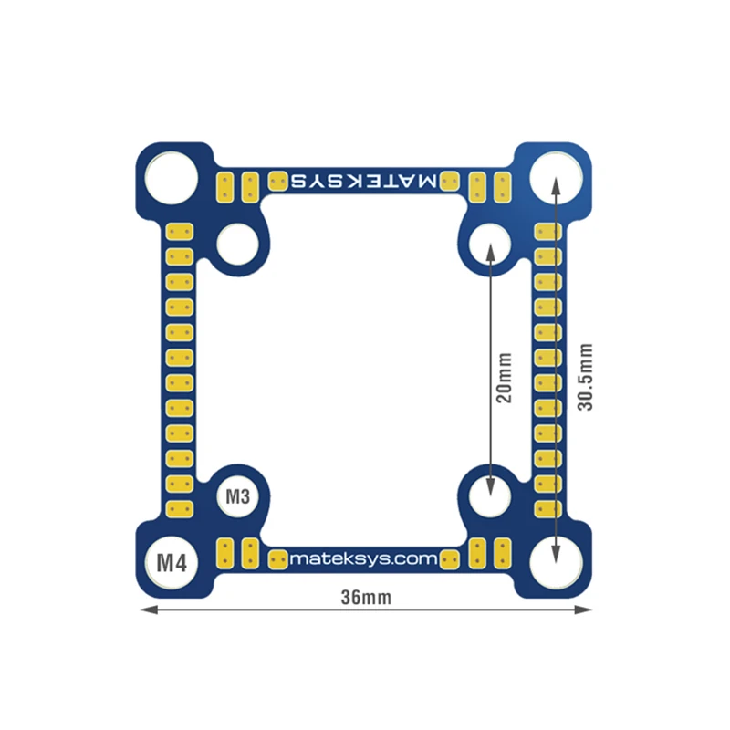 MATEK F405-MiniTE OSD Baro Blackbox F405 controllore di volo ArduPilot INAV BetaFlight 20X20mm 30X30mm per aereo FPV Drone