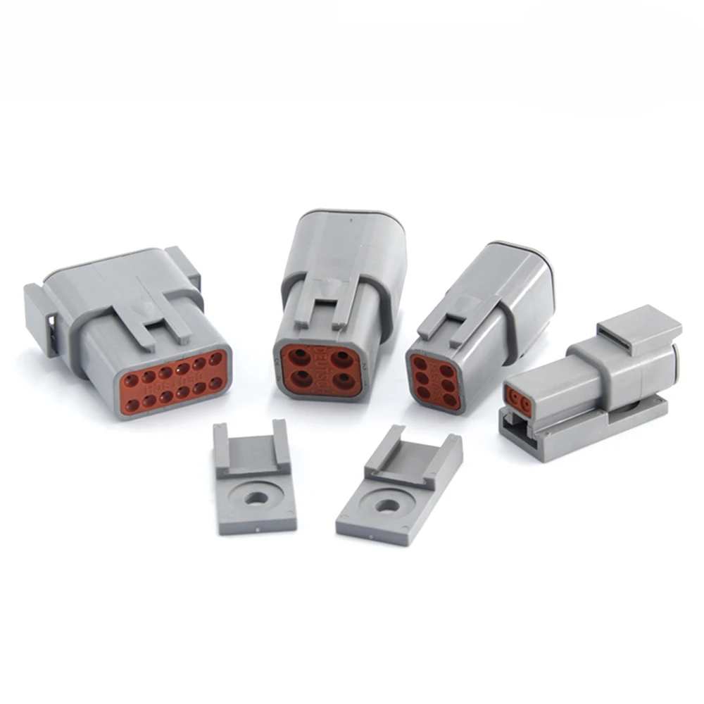 5 PCS Electronic Component 1011-026-0205 Grey Mounting Bracket For DT/DTM/DTP Series Male Connector For DT04 DTM04 DTP04