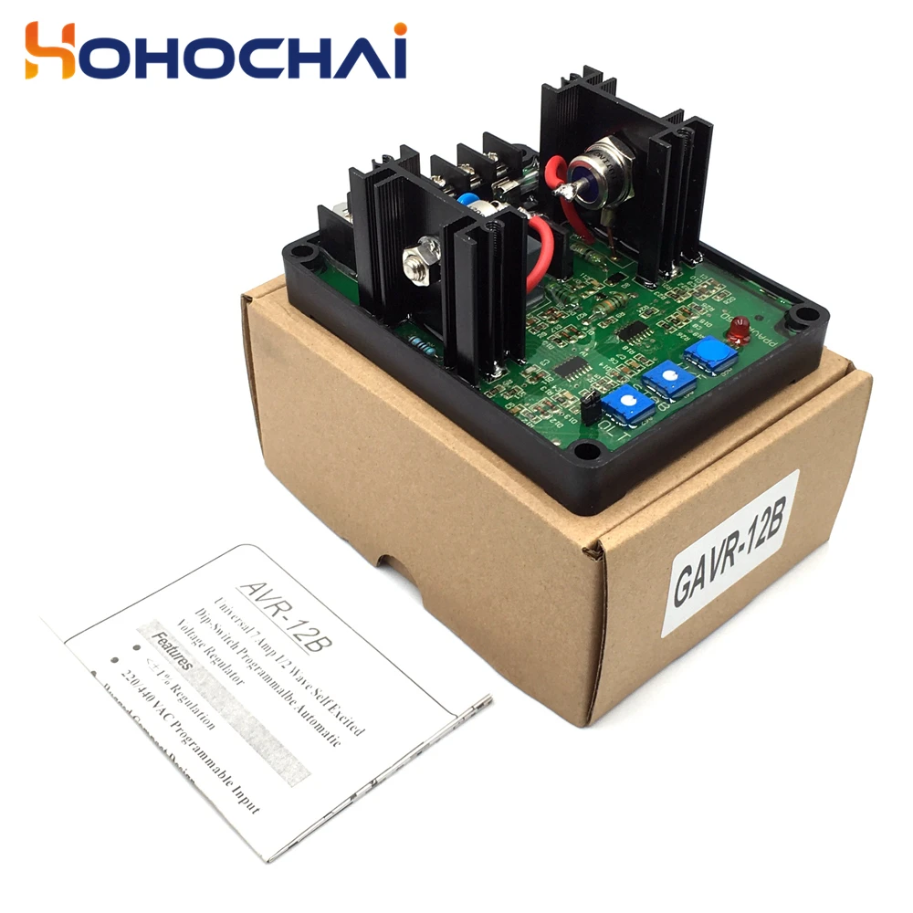 Brushless Generator AVR GAVR-12B Diesel Genset Parts Automatic Voltage Regulator GAVR12B