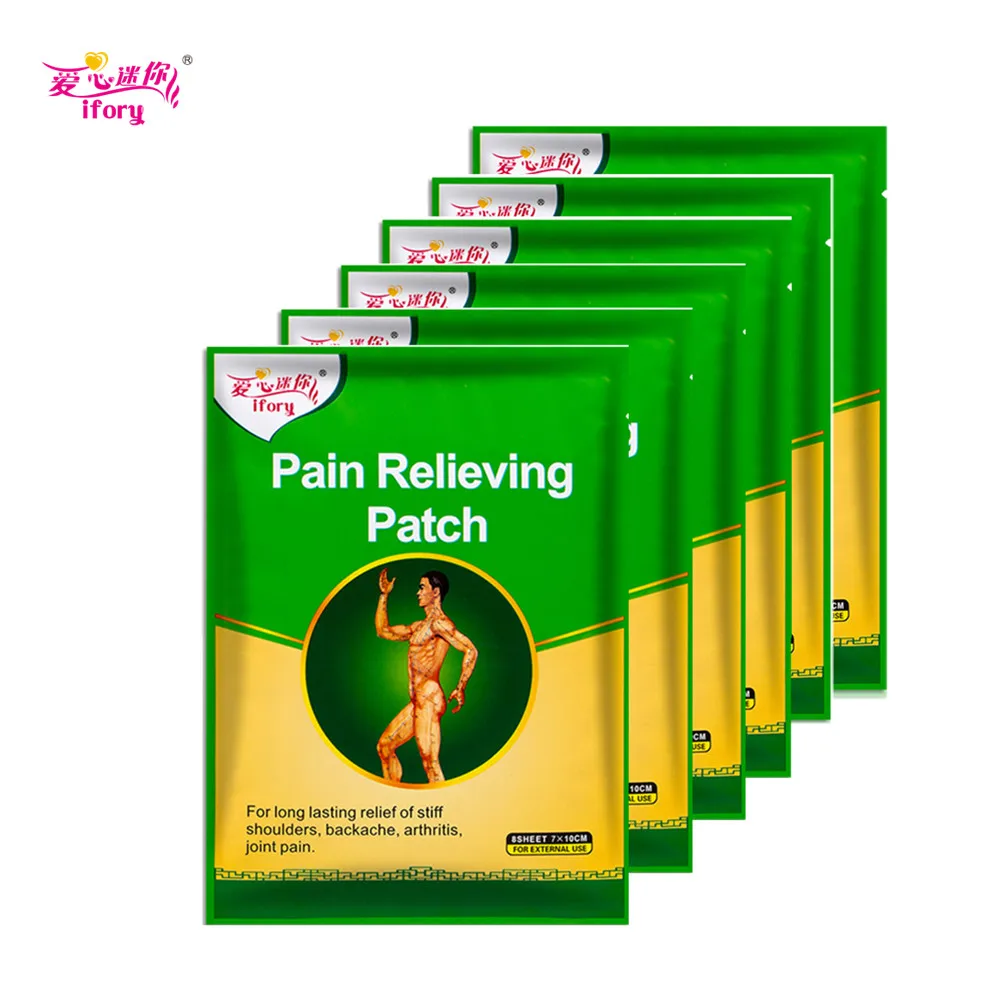 

40Pcs Body Pain Relief Patch Joints Arthritis Treatment Muscle Pain Relieving Medical Plasters Capsicum Patch Painkilling Pad