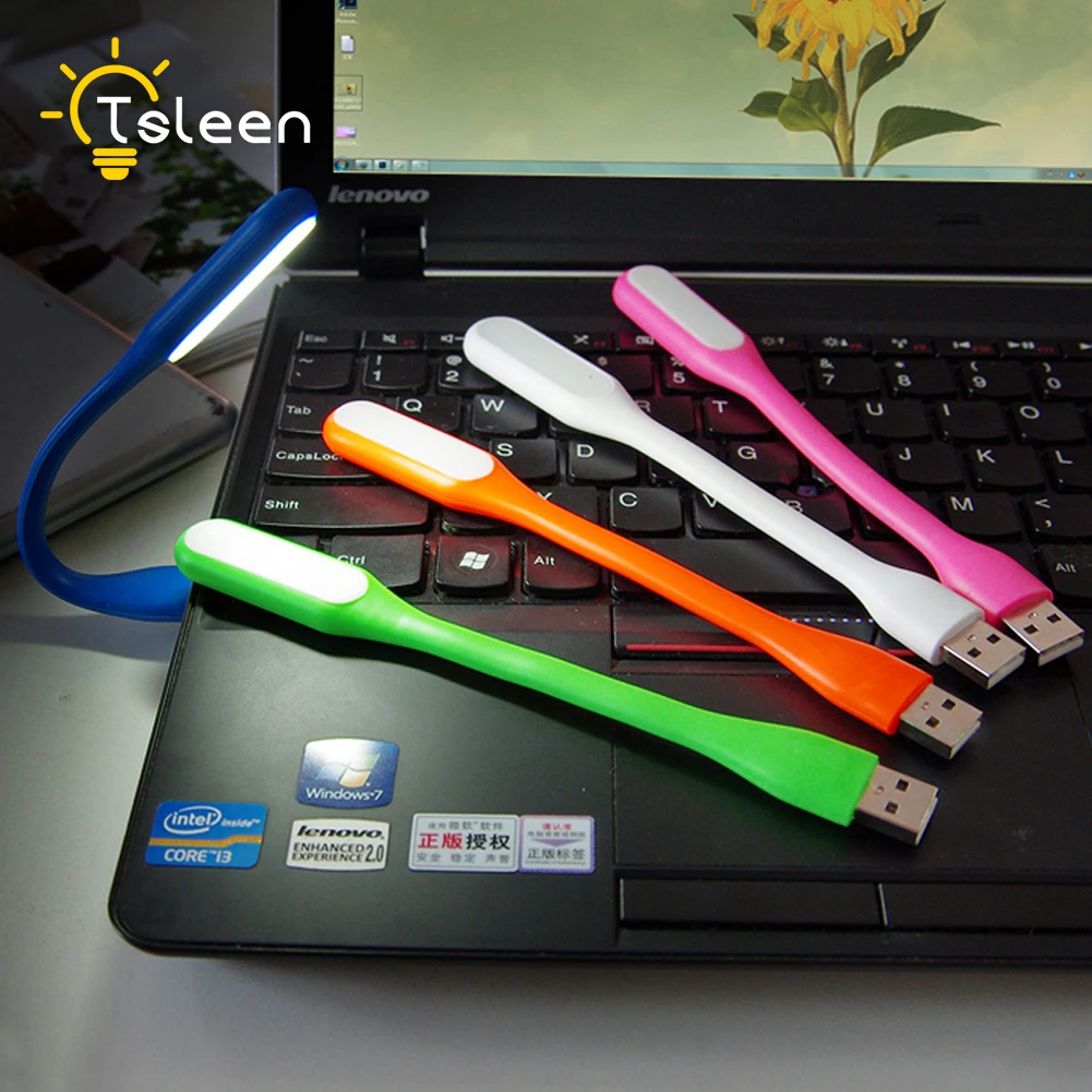 USB LED Light Lamp Powerbank PC Notebook Perfect Color Mini Adjustable Flexible Night Working Book Flashlight/HUB/Car Charger