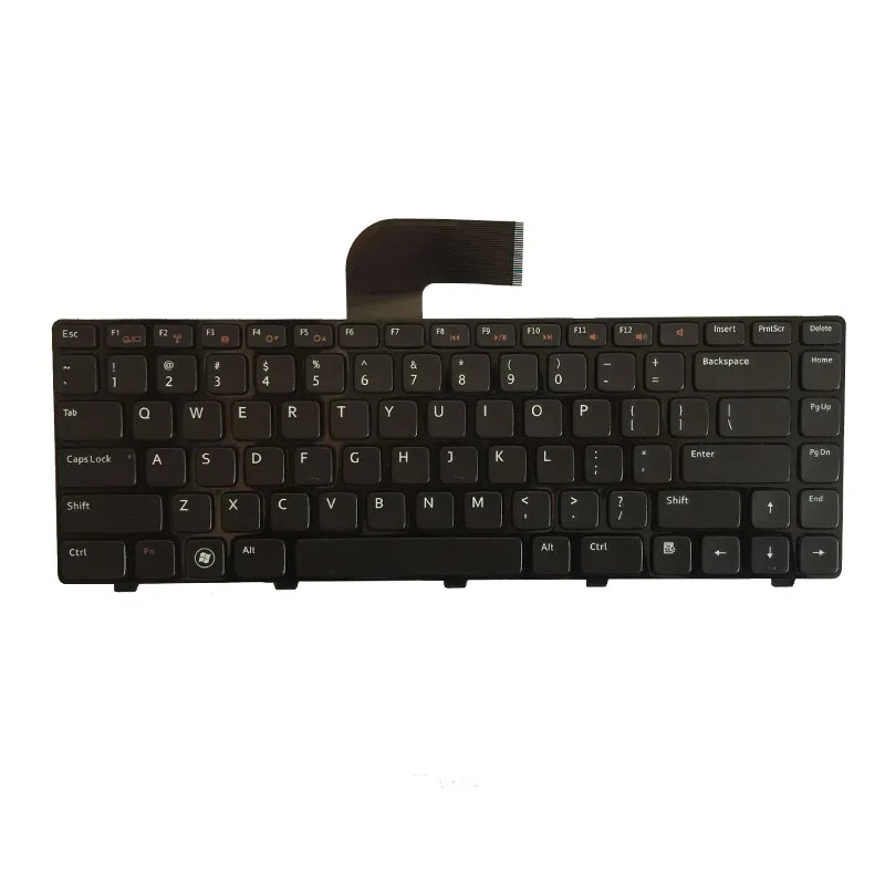 US Keyboard FOR DELL Inspiron 15R 5520 7520 0X38K3 65JY3 065JY3 Enginsh black laptop keyboard with frame