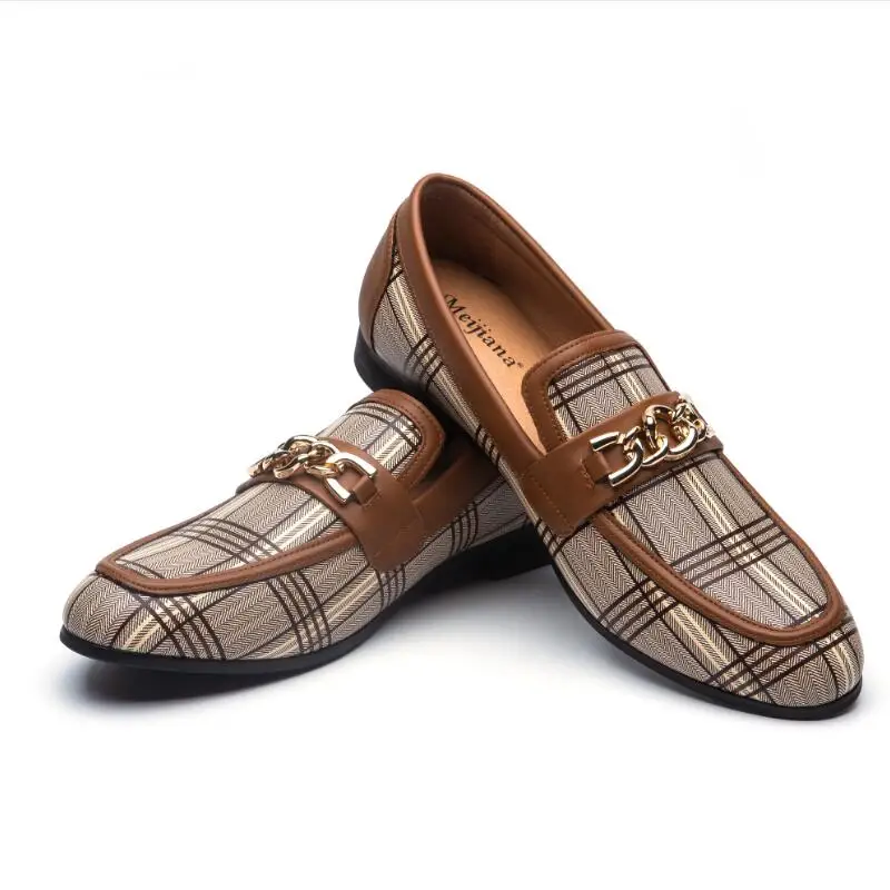 

2021 New Men Leather Men Casual Shoes Fashion Wedding Party Men Men Dress Shoes Handmade Loafers b27