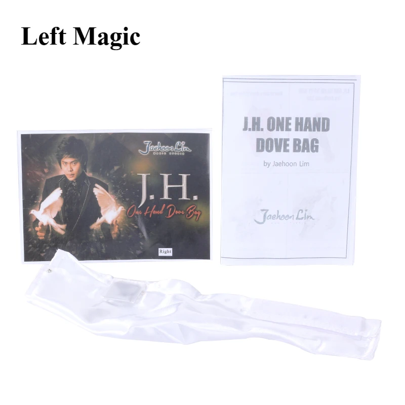 1PC J.H. One-Hand Dove Bag - Right Hand (Yellow/Black/White/Blue) - Magic Tricks Magic Accessories Illusions Stage Fun Gimmick