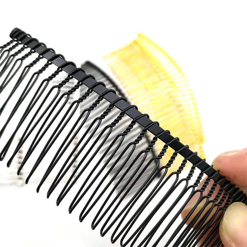 1 Pcs Hair Clip Combs Metal Wire Hair Combs Bridal Wedding Combs Classic 20/30 Teeth Hair Side Combs for Women Girls LB