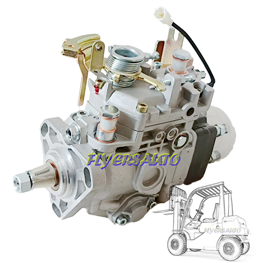 Diesel High Pressure Fuel Injection Pump 104640-4733 for NISSAN FORKLIFT SD25 1046404733 FLYERSAUTO  VE4 10F1200RNP371