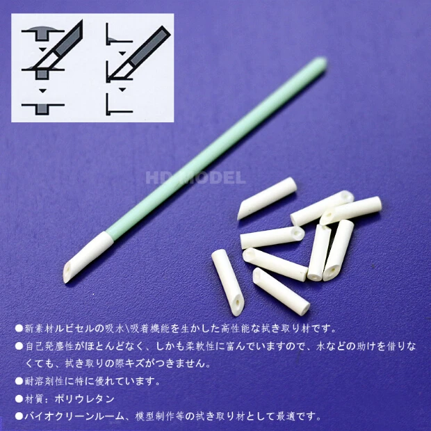 For Model Painting Coloring Tool Model Seepage Line Oldening Wiper Remedy Pen Wiping Stick 8CM