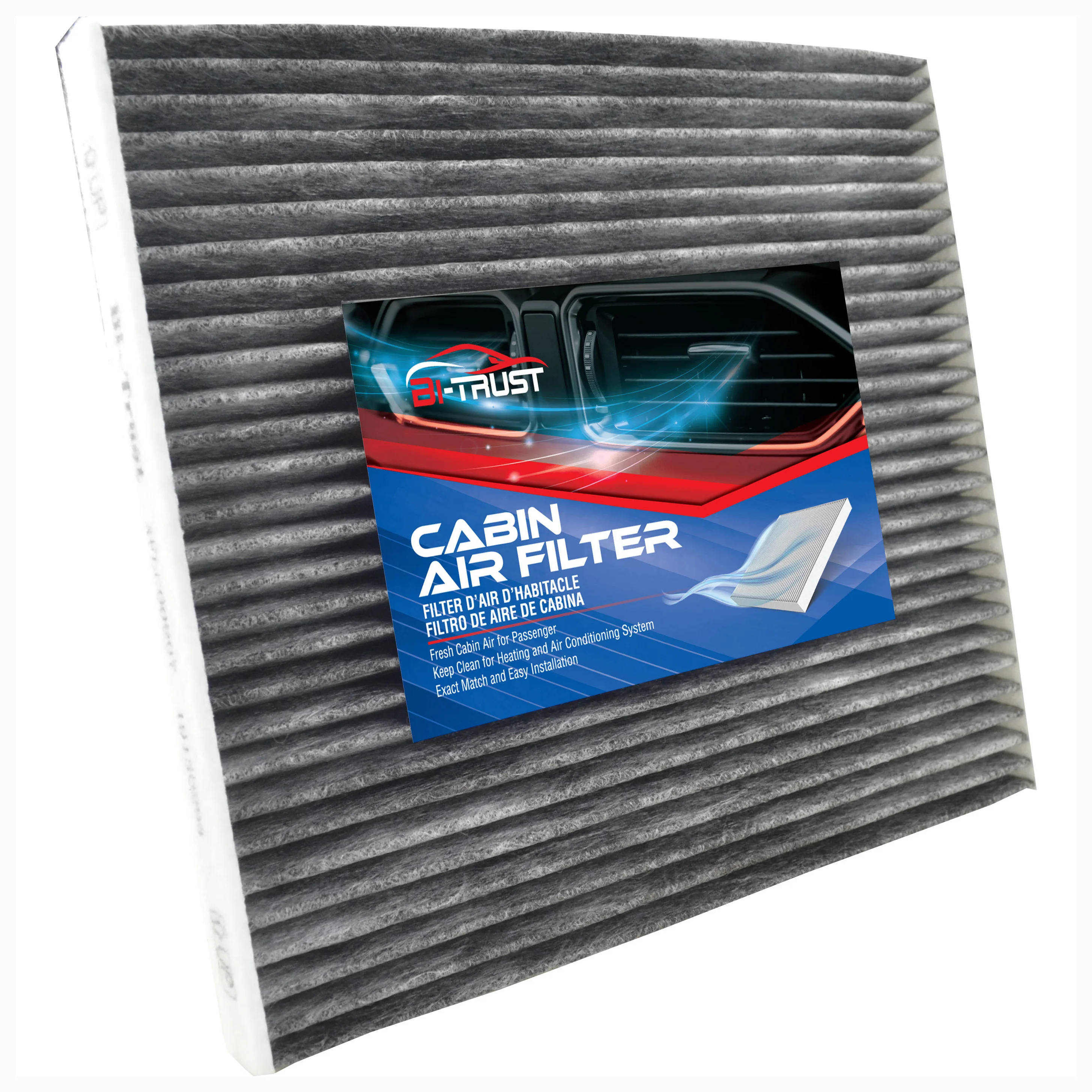 

Bi-Trust Cabin Air Filter for Chevrolet Captiva/Equinox GMC Terrain/Hyundai Azera Santa Sonata/Kia Cadenza Optima Saturn Vue