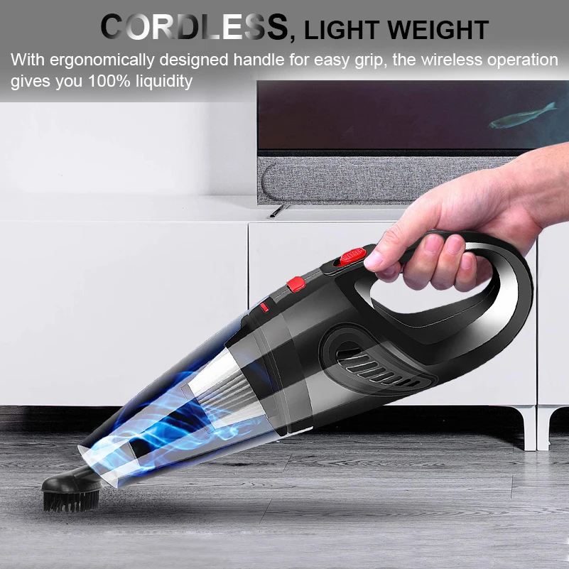 5500PA Battery Vacuum Cleaner Wireless Vacuum Cleaner For Car Vacuum Cleaner Portable Cordless Vaccum Cleaners Powerful Dry we