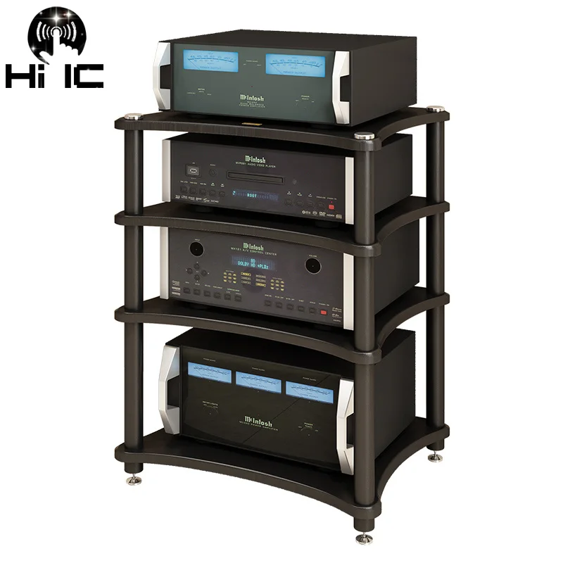 HiFi Audio Speaker CD Player Amplifier Cabinet Amp Pre-amp Decoder Frame Rack Equipment Shock Absorber Tripod Shelf Foot