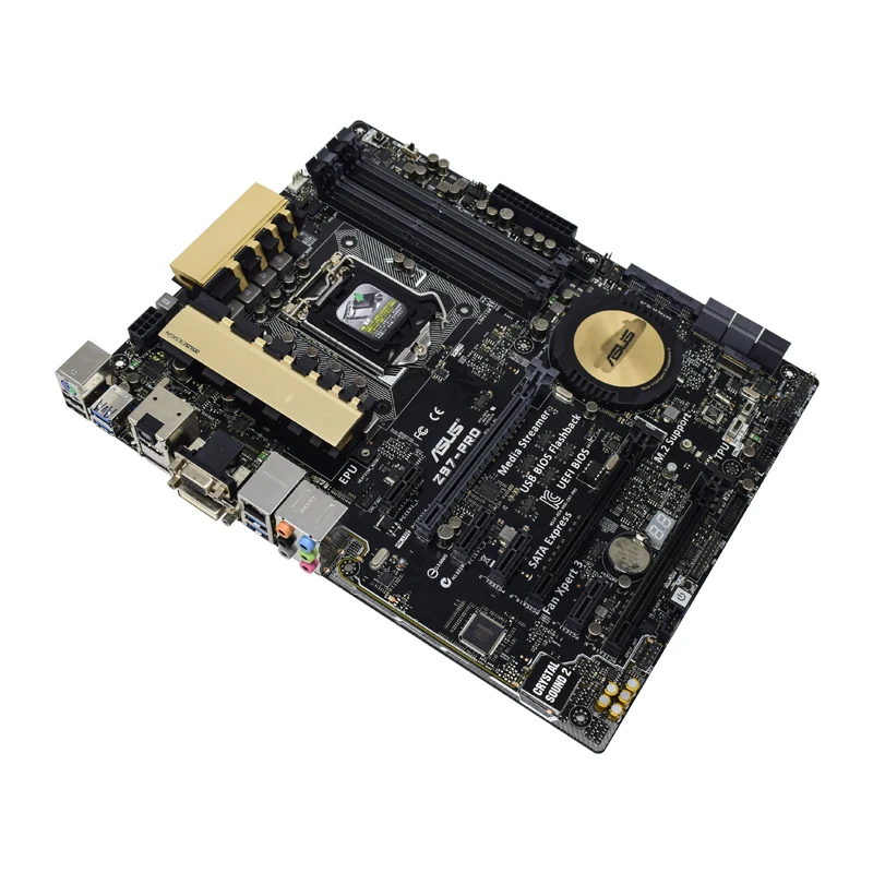 Imagem -03 - Suporte Motherboard Intel Z97 Lga 1150 Ddr3 32gb Core I34150 I5-4430 I5-4570 I7-4770 I7-4790t Atx Asus-z97-pro