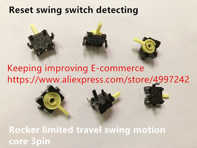 Original new 100% reset swing switch detecting rocker limited travel swing motion core 3pin