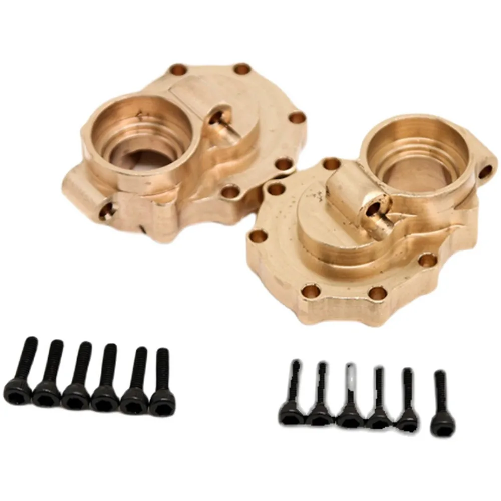 

Rear Axle Gear Inner Cover Brass Counterweight Gear Covers for 1/10 Trx-4 Trx-6 Climbing RC Car Accessories