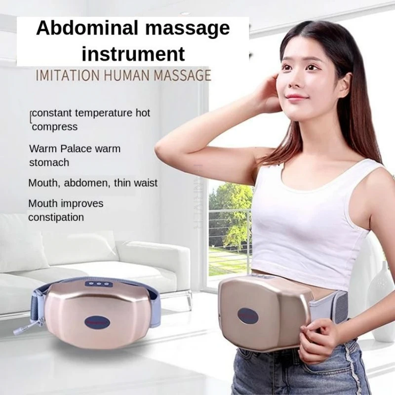 

Foldable Heating Abdominal Massager Forward Reverse Kneading Timing Charging Protect Stomach Warm Health Device Instrument