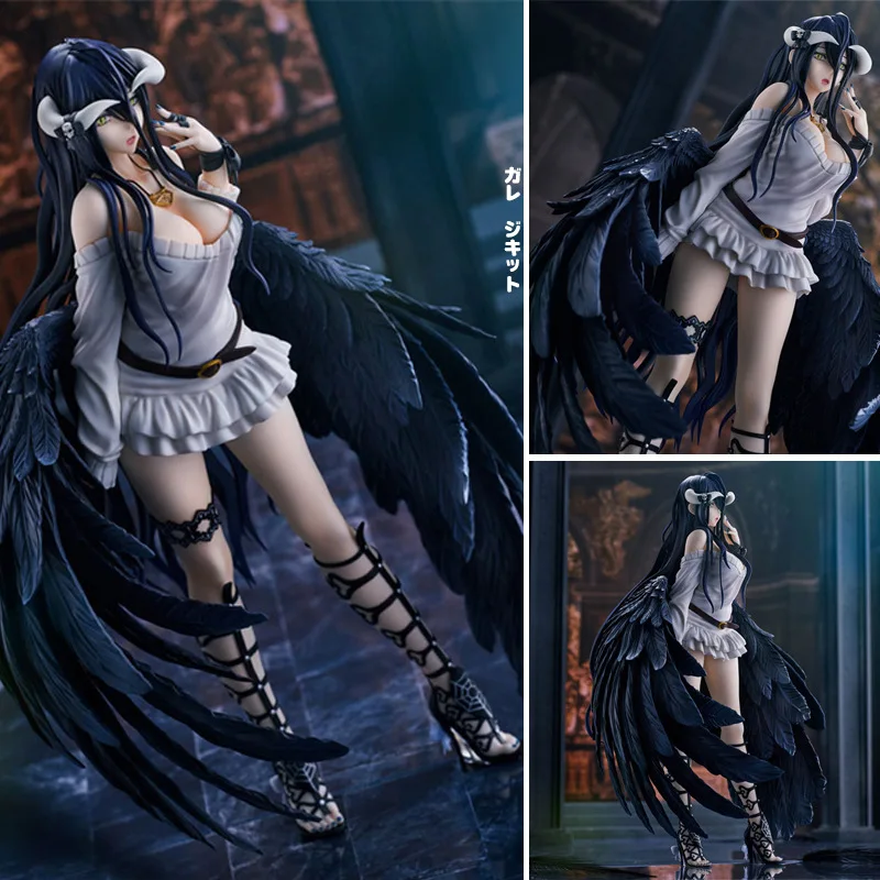 Overlord III Albedo Ver. 21 Cm Anime Figure Albedo PVC Action Figure Toy Beautiful Girl Doll Collection Model Christmas Gift