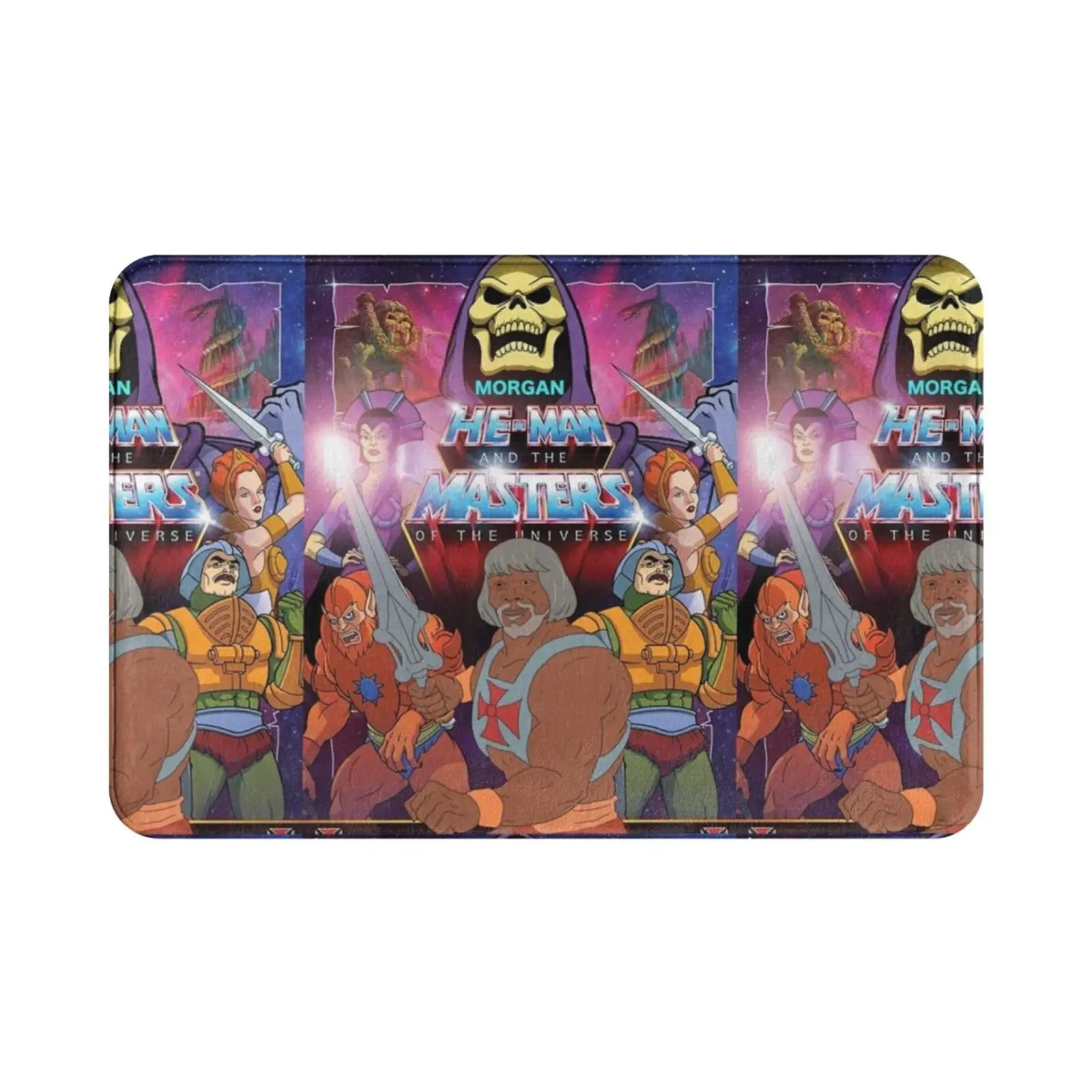 Morgan He-Man Carpet Mat Rug Cushion Soft Morgan Freeman He Man He Man He Man Masters Universe Skeleton Shawshank