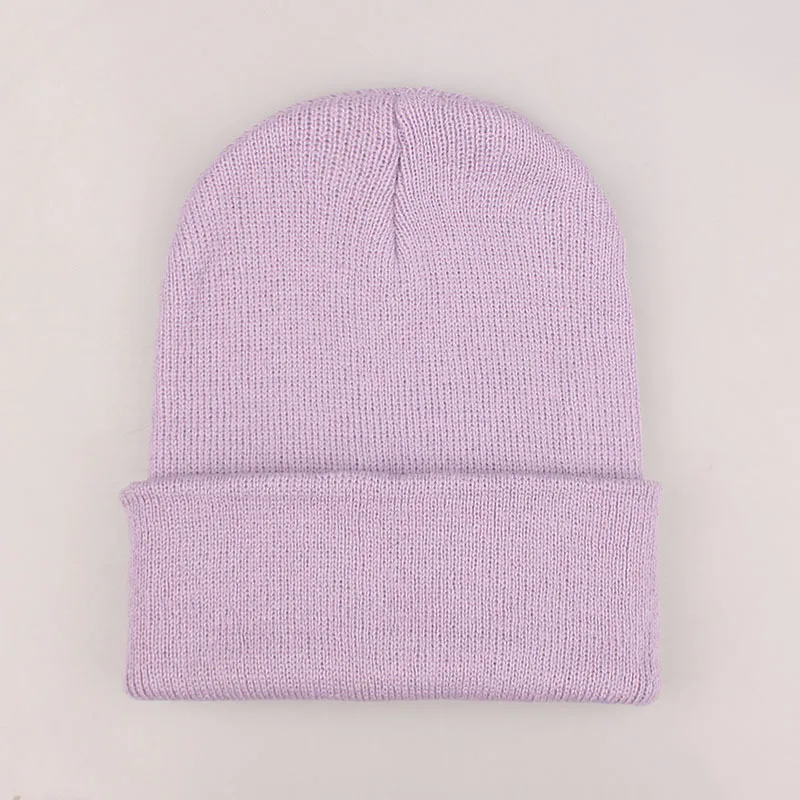 Neue Winter Gestrickte Hut für Jungen Mädchen Frauen Männer Unisex Warme Outdoor Herbst Häkeln Kinder Mützen Einfarbig Baby Mütze – Detail 30