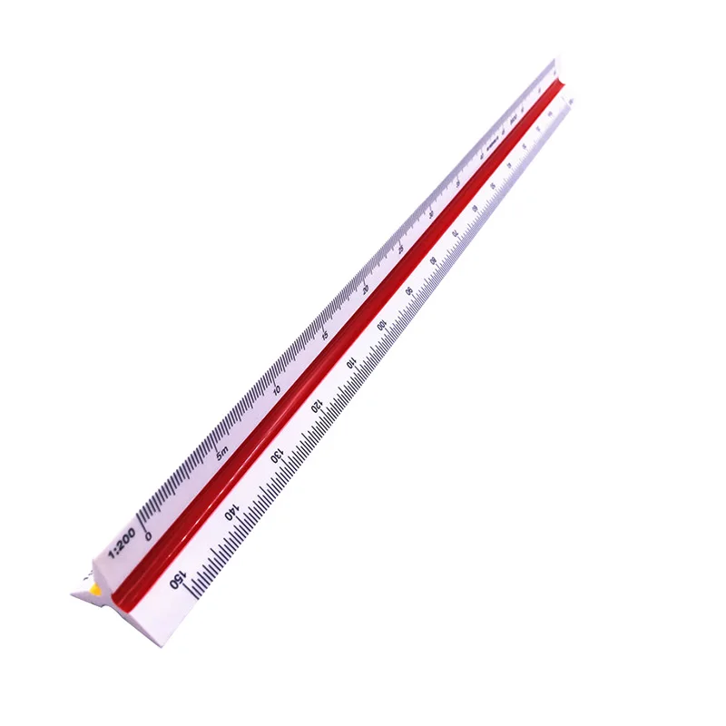 5 Pcs scale triangular size scale student design ruler multifunctional drawing design Mitsubishi ruler interior design ruler