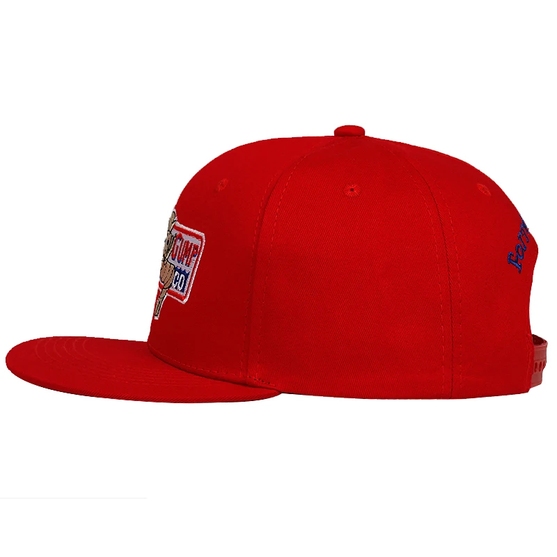 Wysokiej jakości czapka z daszkiem mężczyźni kobiety regulowany bawełniany haft Gump tata kapelusz Forrest Trucker czapki z daszkiem Casquette Homme