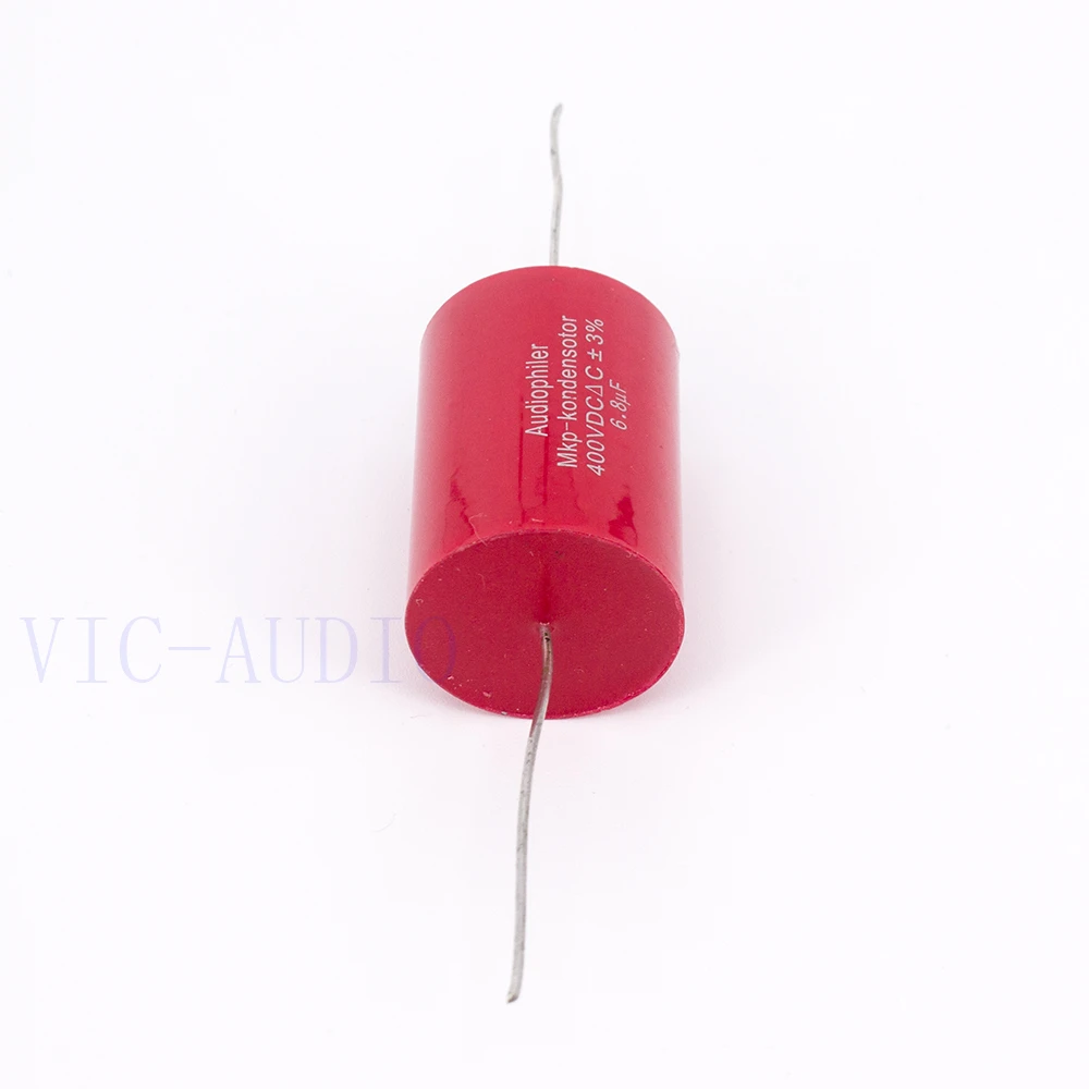 Audiophiler Mkp 6.8Uf 400V DC 3% HIFI Fever Electrodeless Capacitorตัวเก็บประจุAudioข้อต่อความถี่แบ่ง6.8Uf